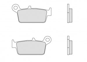 Brzdové obloženie BREMBO CC SCOOTER