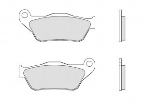 Brzdové obloženie BREMBO CC SCOOTER