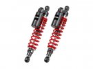 Rear Twinshocks BITUBO Piggyback tank - ADJ:Manual spring preload, rebound, compression, length Red springs