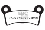Brzdové obloženie EBC FA605/4V