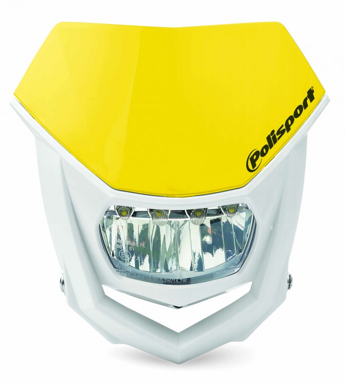 Maska so svetlom POLISPORT 8667100003 HALO LED Žltá RM 01