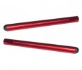 Clip-ons ACCOSSATO aluminium, 250mm with caps, Red