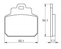 Brzdové obloženie ACCOSSATO AGPP161 OR