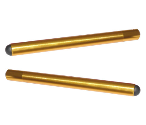 Clip-ons ACCOSSATO aluminium, 280mm with caps, Gold